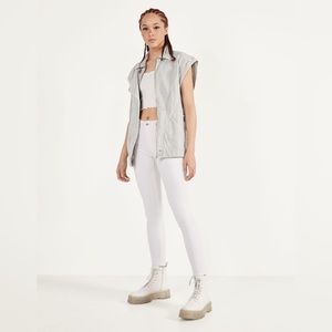 Bershka White skinny jeans